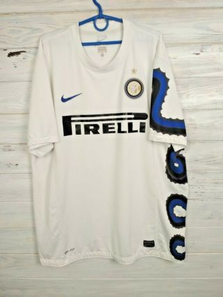 Inter Internazionale Jersey 2010 2011 Away Size Xl Shirt Nike 382248 - 105
