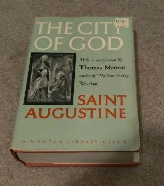 1950 The City Of God Saint Augustine Modern Library Giant G74 Hc/dj Theology