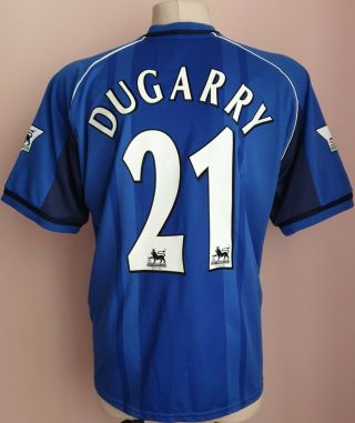Birmingham City 2002 - 2003 Home Football Shirt Size 42/44 21 Dugarry