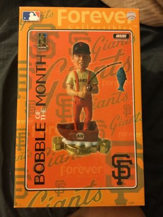 San Francisco Giants Buster Posey Fishing Bobblehead Of The Month Botm Foco