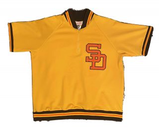 Authentic - Mitchell & Ness - 1984 Tony Gwynn - Sd Padres Bp Jersey - Size 48/xl - Euc