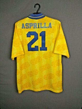 Asprilla Colombia Jersey 1994/95 Home Size Xl Shirt Mens Camiseta Umbro Ig93