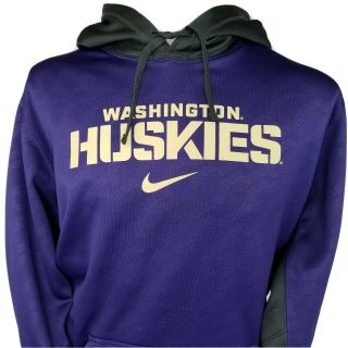 Nike Therma - Fit University Of Washington Huskies Hoodie Sweater Sz Xl