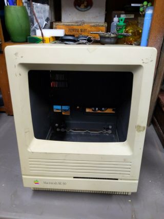 Vintage Apple Mac Macintosh Se Se/30 Desktop Shell Case Plastics Enclosure