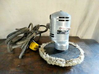 Vintage Rockwell Heavy Duty 7 " Corded Polisher Model 305 With Buffing Pad