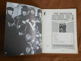 The Beatles Help Vintage 1965 Hansen Film Songbook U.  S.  Souvenir Album RARE 3