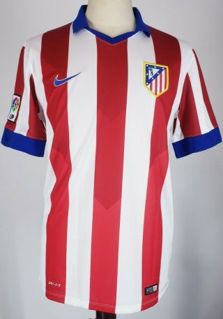 Atletico Madrid Nike 2014 Football Soccer Shirt Jersey No Sponsor Adult Medium