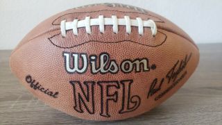 Wilson Official Nfl Game Football " The Duke” Commissioner Paul Tagliabue Read