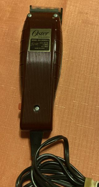 Vintage Oster Model 284 Series A Home Electric Hair Clippers