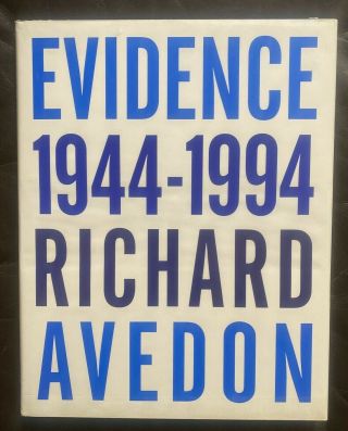 Evidence,  1944 - 1994 By Richard Avedon (shrink - Wrap) Vogue Conde Nast