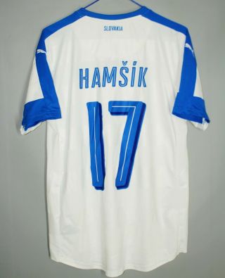 Slovakia National Team 2016 2017 Home Football Shirt Jersey Puma 17 Hamsik
