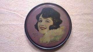 Vintage - Bebe Daniels Beautebox Tin Canco - 1920 
