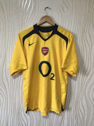 Arsenal 2005 2006 Away Football Shirt Soccer Jersey Nike