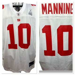 Nfl Pro Line Eli Manning York Giants Bowl Jersey Size Large