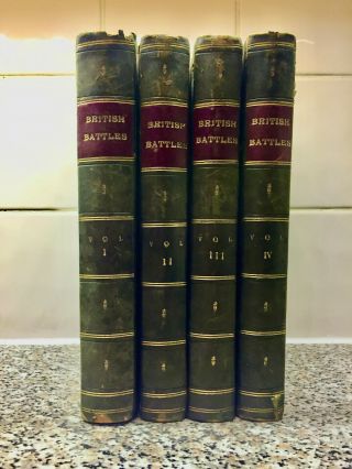 1899 British Battles On Land & Sea Complete In 4v - Numerous Illustrations