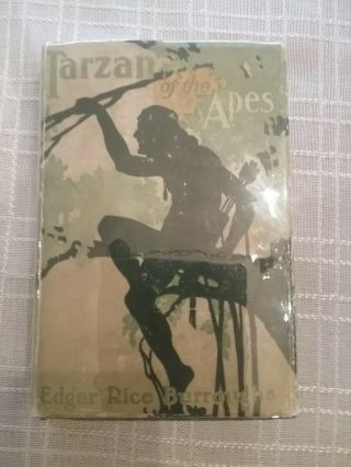 Tarzan Of The Apes By Edgar Rice Burroughs Erb A.  L.  Burt Company In Dj