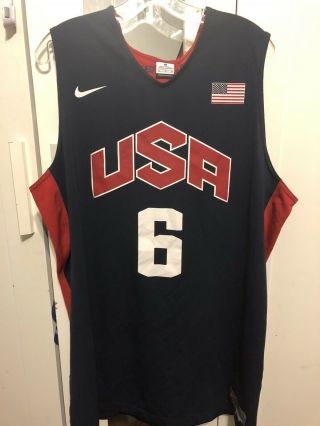 Nike Team Team Lebron James Team Usa Jersey