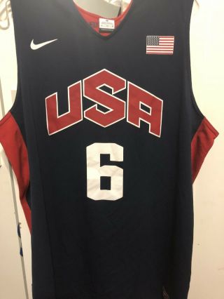 Nike Team Team Lebron James Team USA Jersey 2