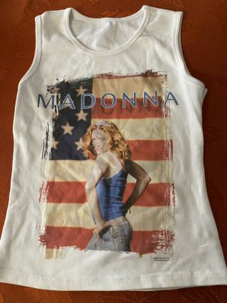 Madonna Vintage Drowned World Tour T Shirt American Pie Promo Rare Boy Toy