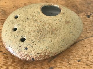 Vintage Pottery Ikebana " Flower Arrangement” Ceramic Vase