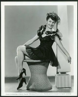 Dorothy Darrell Vintage 1940 Leggy Cheesecake Pin - Up Photo