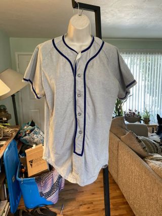 Vintage 1950s Wilson Wool Baseball Uniform Jersey Size M Blank For You