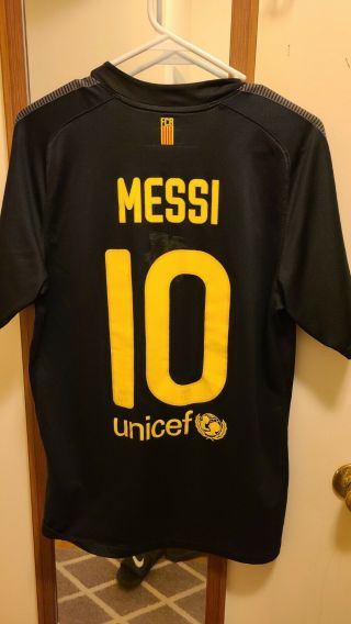 2011 - 2012 Nike Fc Barcelona Barca Fcb Jersey Away Camiseta Messi 10 Size M
