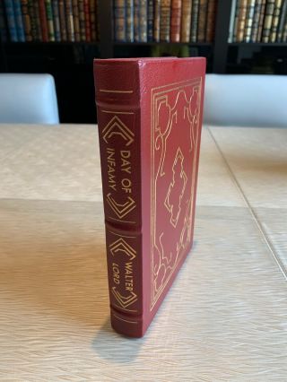 Easton Press Day Of Infamy By Walter Lord Leather Ww2
