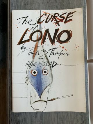 The Curse Of Lono Vintage Paperback (1983) By Hunter S.  Thompson & Ralph Stedman