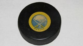 1973 - 83 Buffalo Sabres Official Viceroy Inglasco Nhl Game Puck Not