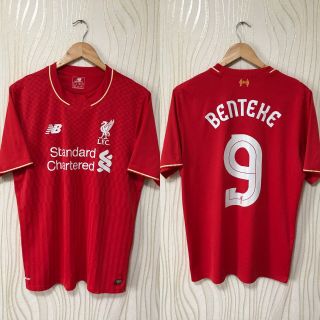 Liverpool 2015 2016 Home Football Shirt Jersey Balance 9 Benteke