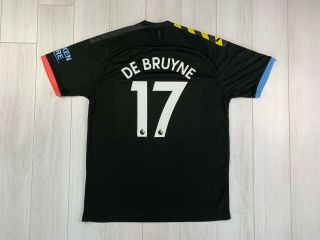 Manchester City Away Football Shirt 2019/2020 17 Kevin De Bruyne Puma Size 2xl