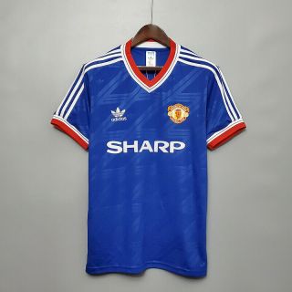 Manchester United 1988 Retro Soccer Jersey Vintage Soccer Jersey Football Shirt