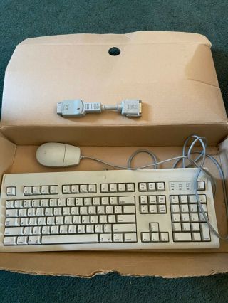 Apple Keyboard M2980 Apple Mouse Ii M2706 Apple Hdi - 45 To Db - 15 Vintage Apple
