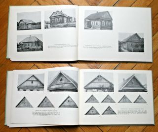 1958 Belarusian Folk Architecture Carving BOOK SIGNED BY AUTHORS 3