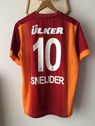 Galatasaray As Turkey 2014 2015 Home Football Shirt Nike Wesley Sneijder 10