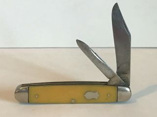 Rare Vintage Remington 2 Blade Jack Folding Pocket Knife R1855