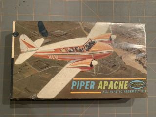 Aurora Scale Piper Apache Rare Vintage Plastic Model Kit