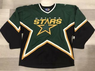 Starter Dallas Stars Green Nhl Hockey Jersey Size Xl