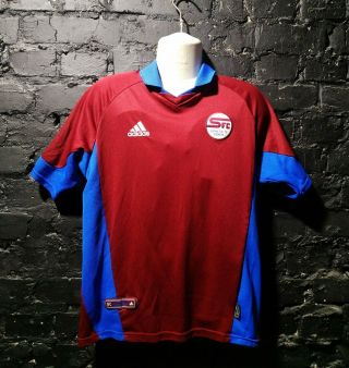 Oruma Servette Jersey Home Football T - Shirt 2001 - 2002 Adidas Trikot Sz 176 Xl