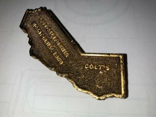 Colt Firearms Factory Frontier Scout California Bicentennial Medallion 1769 - 1969 2