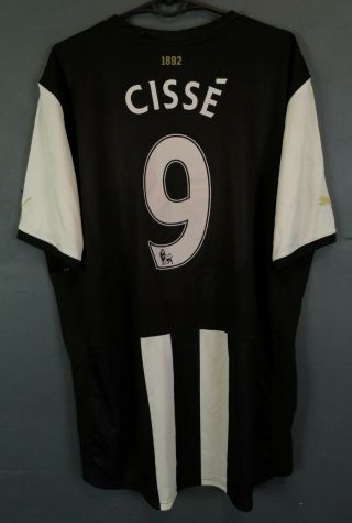 Men Puma Newcastle United 2012/2013 Cisse Soccer Football Shirt Jersey Size Xl
