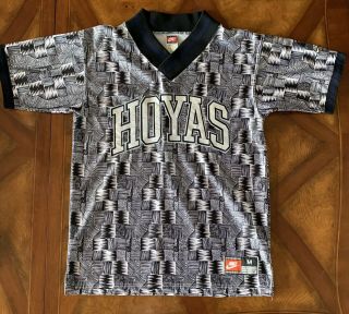 Authentic 1995 Georgetown Hoyas Nike Warm Up/shooting Shirt,  Size Medium