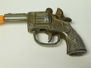 Vintage Kenton " Teddy " 4 Inch Long Cast Iron Single Shot Cap Gun 1923 6