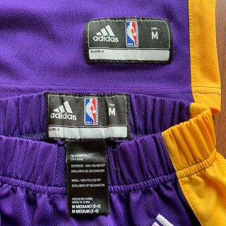 Adidas Los Angeles Lakers Kobe Bryant 24 NBA Kids Sz M 5 - 6 Jersey and Shorts NR 3