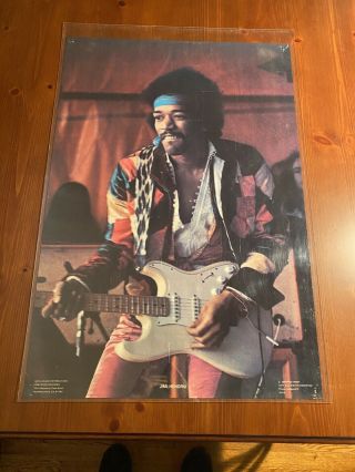 Jimi Hendrix Poster Last Concert 1970 23 X 34 Vintage Print One Stop