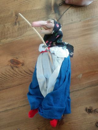 Vintage Good Luck Kitchen Witch Doll Vintage Made In Taiwan