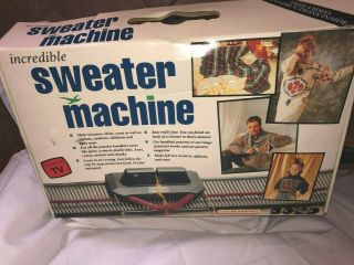 Vintage Bond Incredible Sweater Machine Knitting Machine Kit Parts Incomplete