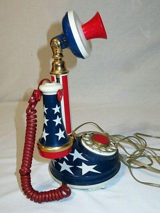 Vintage Candlestick Telephone Desk American Telecommunications Western Electric