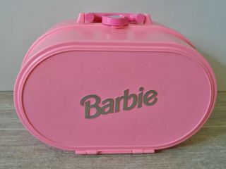 Vintage 1994 Mattel Barbie Pop Up Fold Out Pink Playhouse Bedroom Carry Case